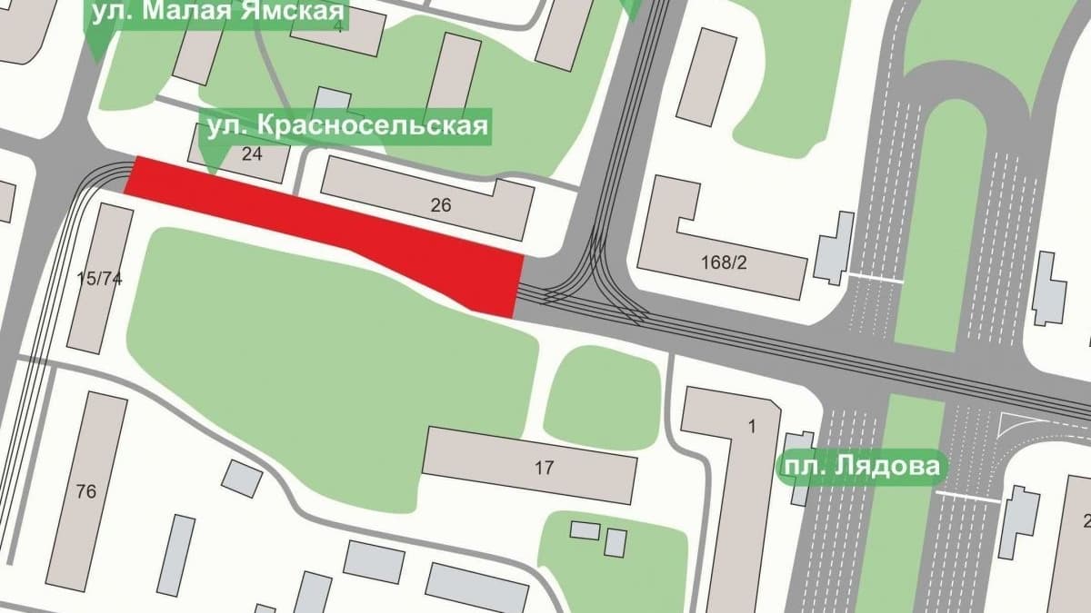 Улица Красносельская в Нижнем Новгороде будет перекрыта до 23 июня