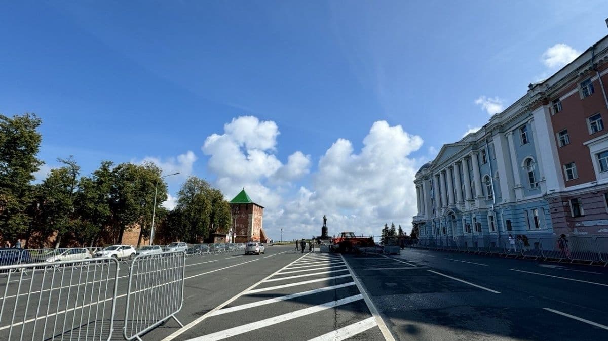 Опубликован график перекрытий площади Минина ко Дню города