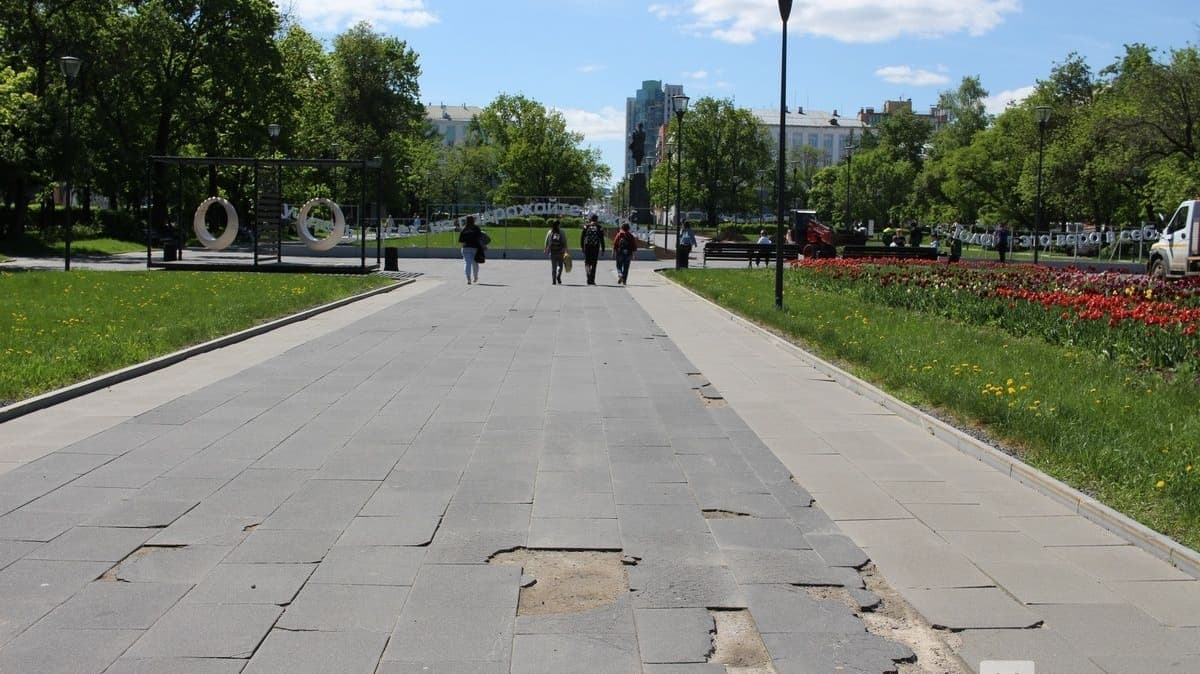 Названы сроки устранения дефектов благоустройства в центре Нижнего Новгорода