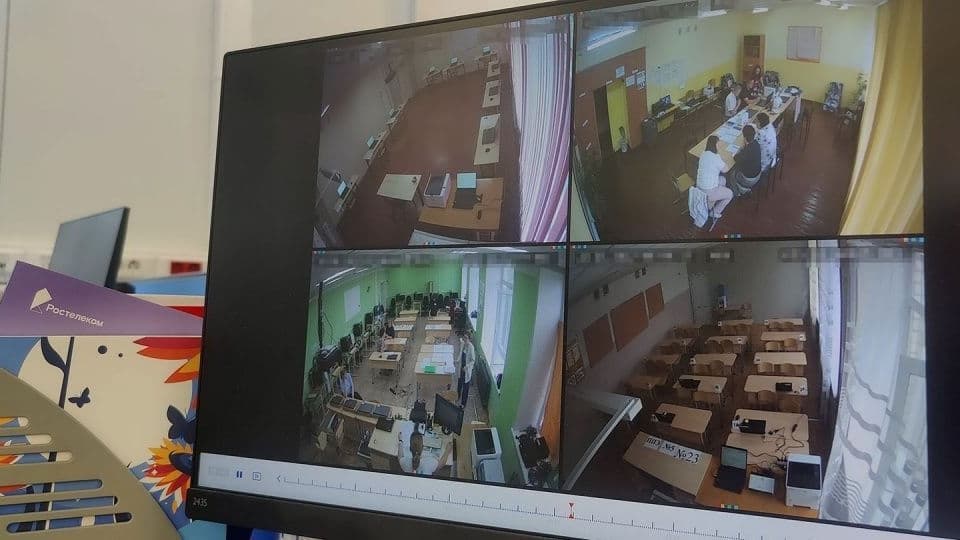Система видеонаблюдения «Ростелекома» обеспечила прозрачность досрочного ЕГЭ