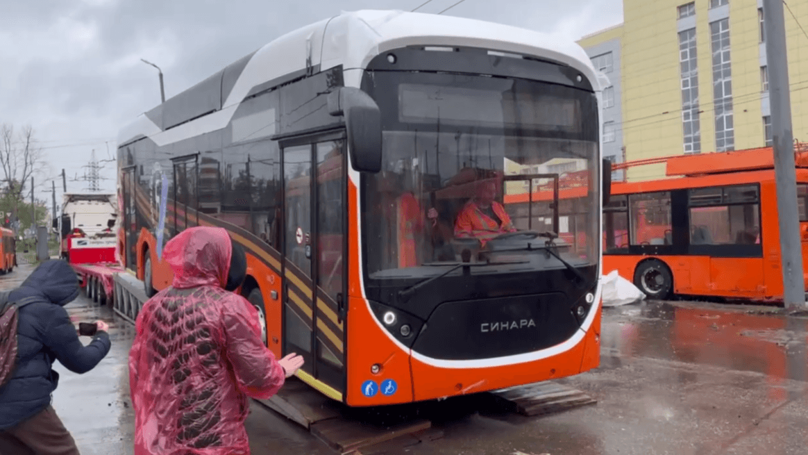 Троллейбус «Синара» нового поколения прибыл в Нижний Новгород