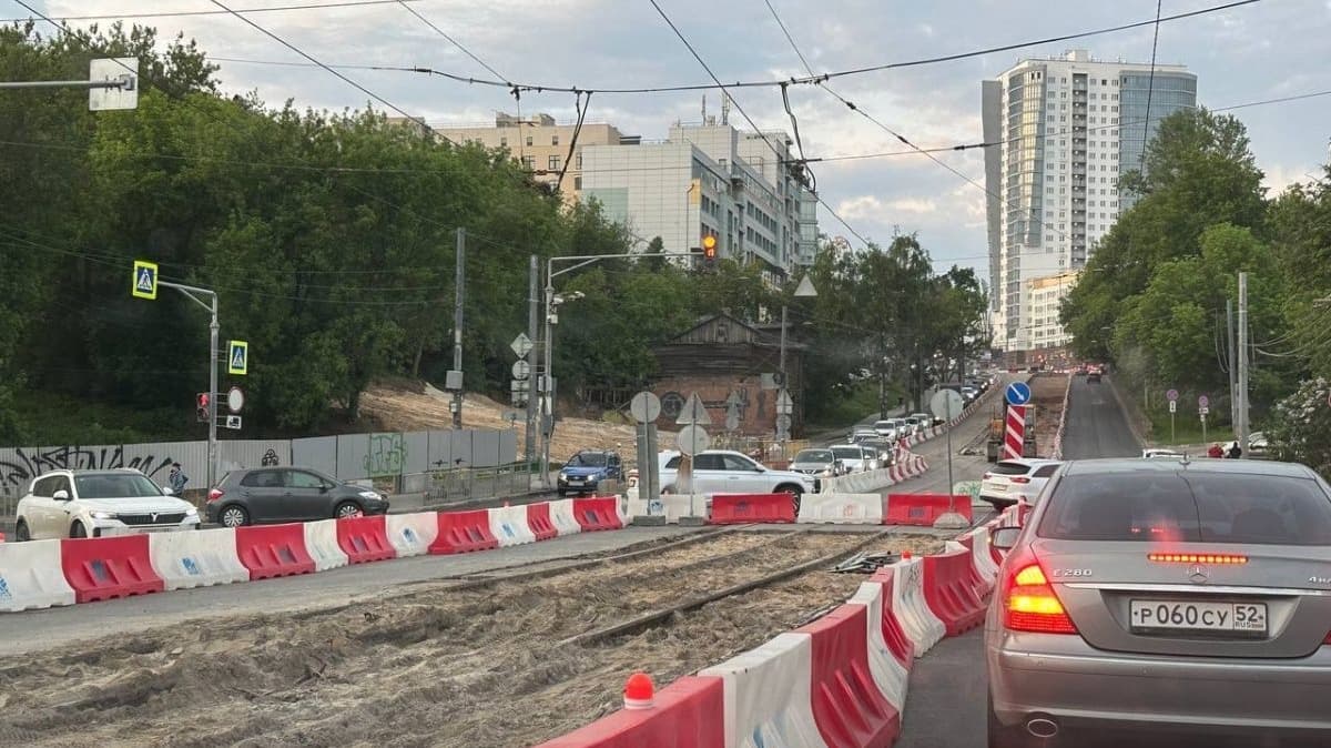 Улицу Белинского перекроют до осени в Нижнем Новгороде