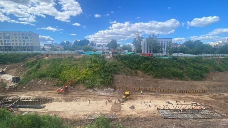 Студенческий мост полностью разобрали в центре Нижнего Новгорода