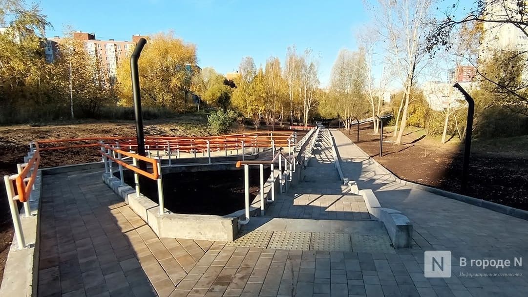 Благоустройство Лопатинского оврага завершилось в Нижнем Новгороде