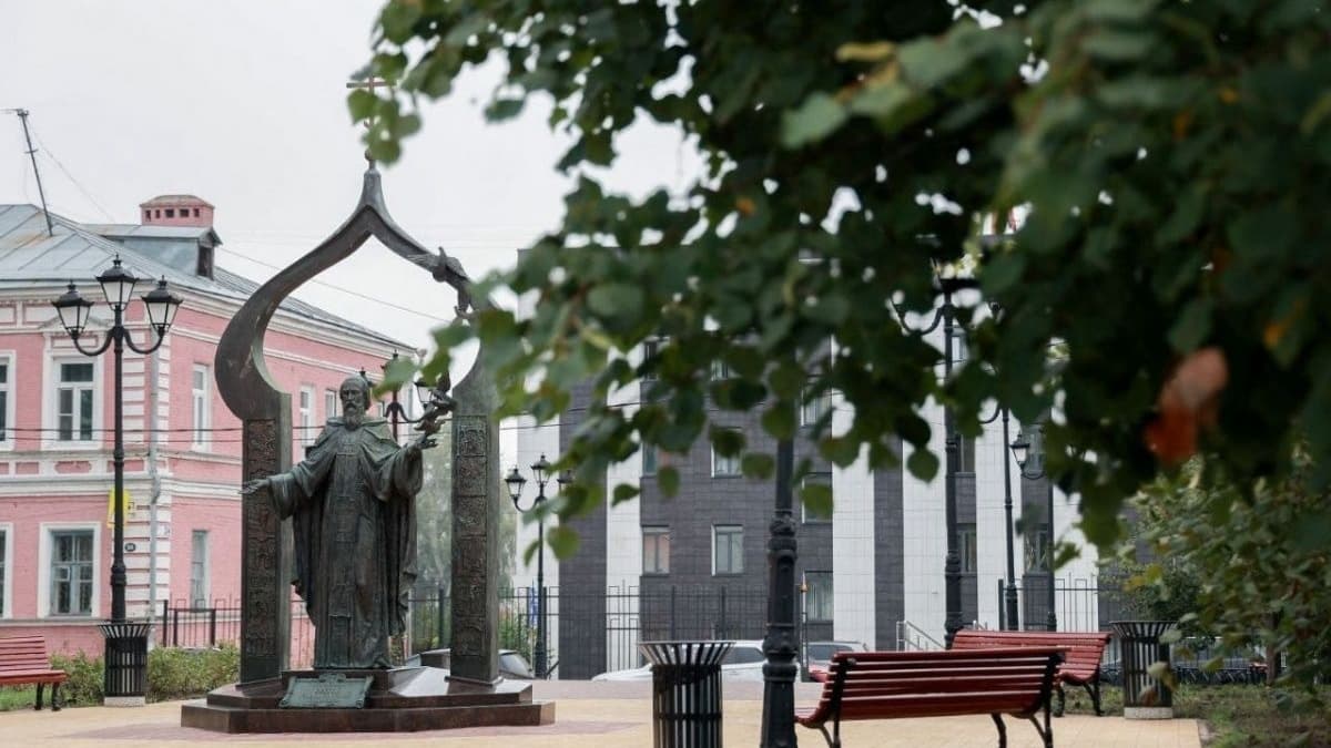 Сквер благоустроили на улице Ильинской в Нижнем Новгороде