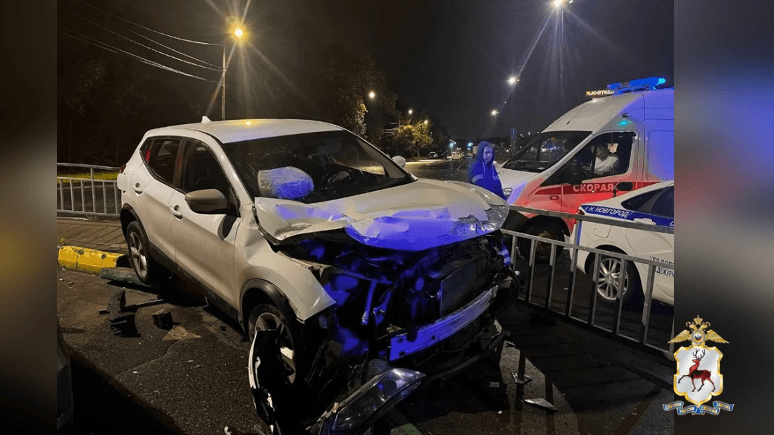 Пьяный водитель устроил ДТП и избил полицейского в Нижнем Новгороде