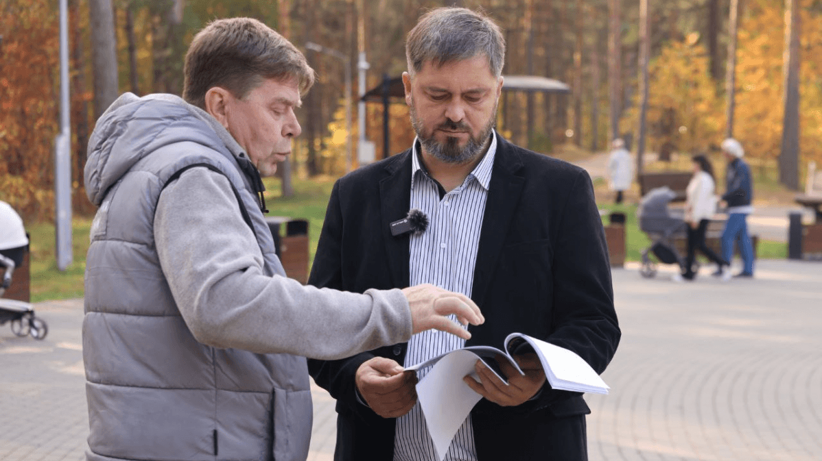 И. о. главы Дзержинска Михаил Клинков проверил парк «Утиное озеро»
