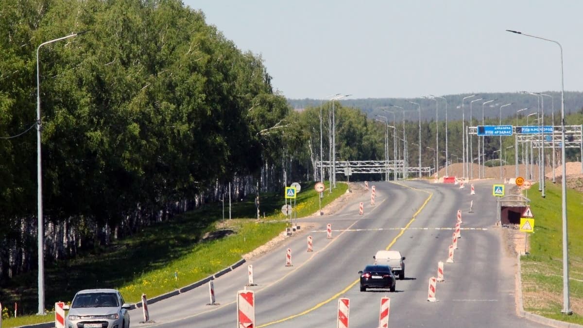 Масштабный ремонт трассы Р-158 ведется в Нижегородской области
