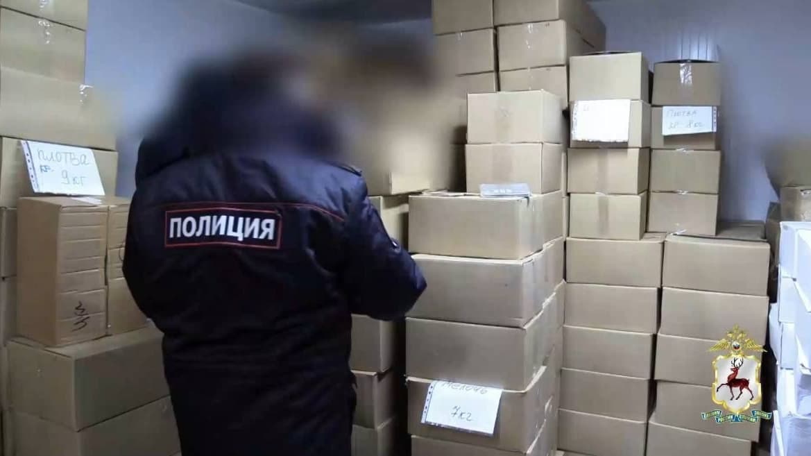 Более трех тонн контрафактной рыбы изъяла полиция в Нижегородской области