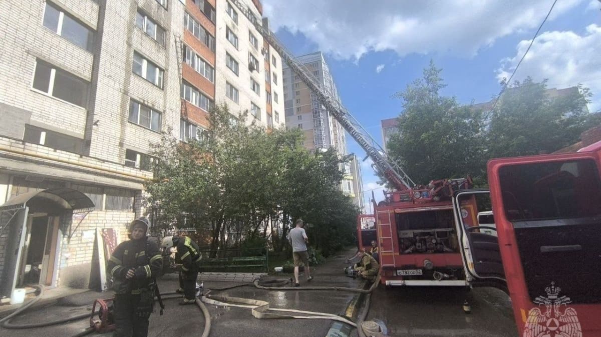 Пожар в квартире на Тимирязева в Нижнем Новгороде ликвидирован