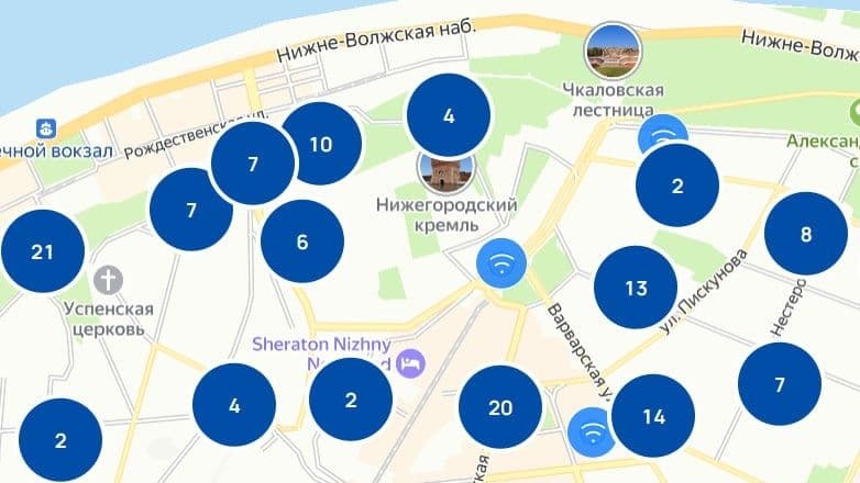 Бесплатный Wi-Fi в Нижнем Новгороде: онлайн-карта со всеми точками