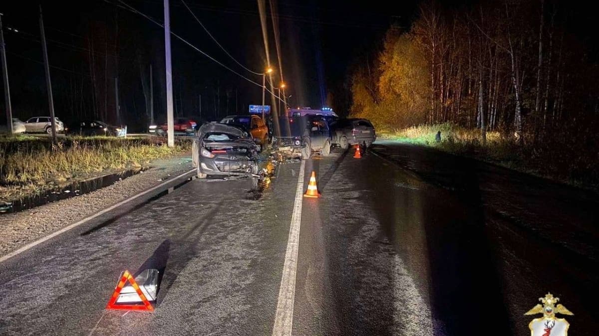 Опубликованы фотографии массового ДТП в Нижегородской области