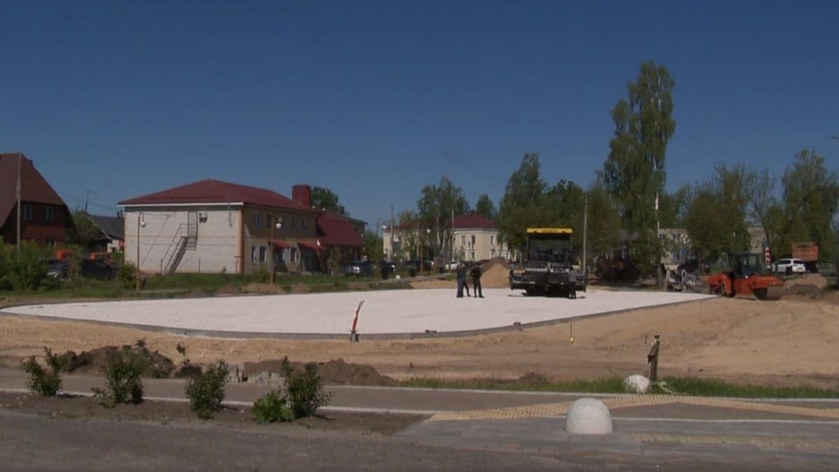 Строительство спортивной площадки началось в Володарске