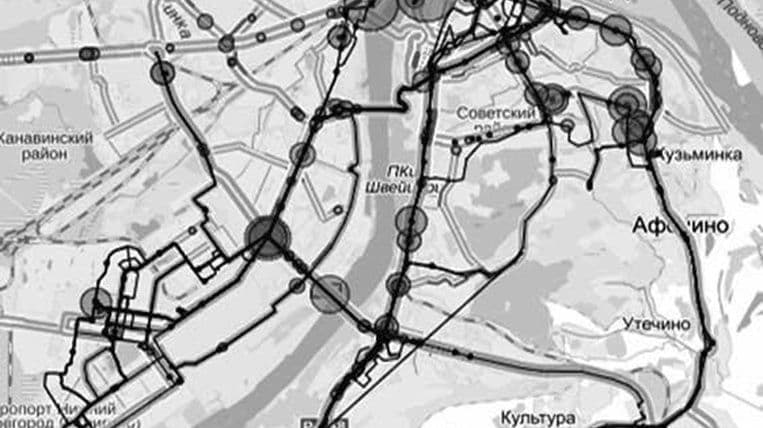 Названы места в Нижнем Новгороде, где водители чаще стрессуют