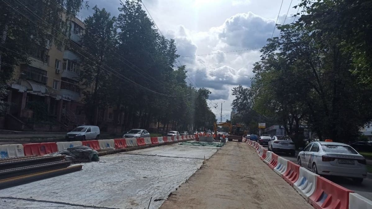 Ремонт трамвайных путей от Ошарской до Лядова начнется 1 августа