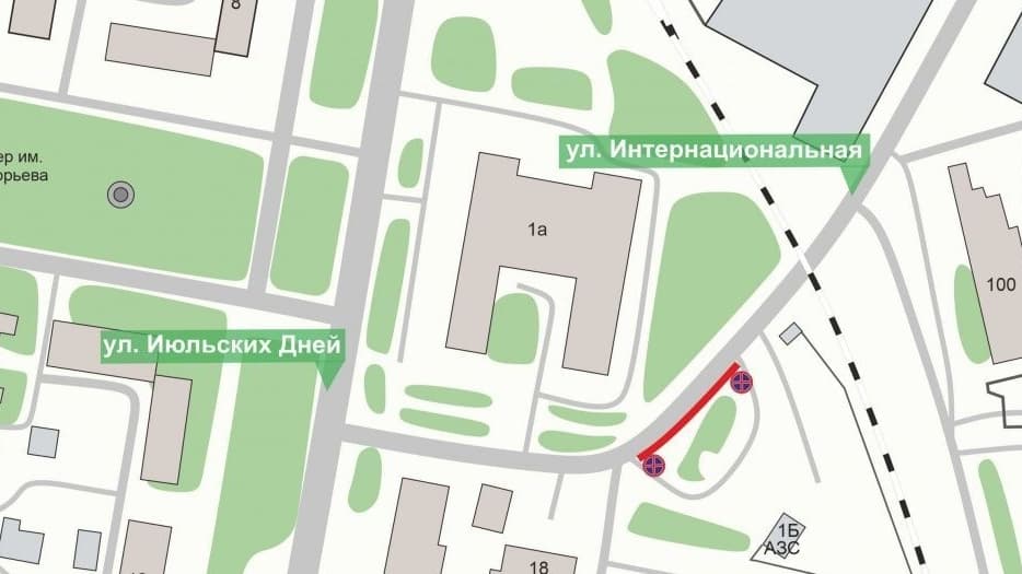 Парковку ограничат на улице Интернациональной в Нижнем Новгороде