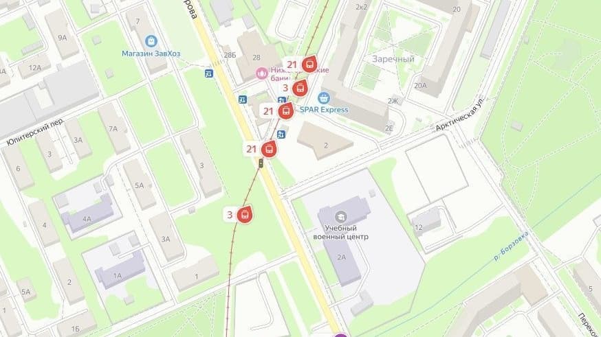 Трамваи встали в Ленинском районе Нижнего Новгорода