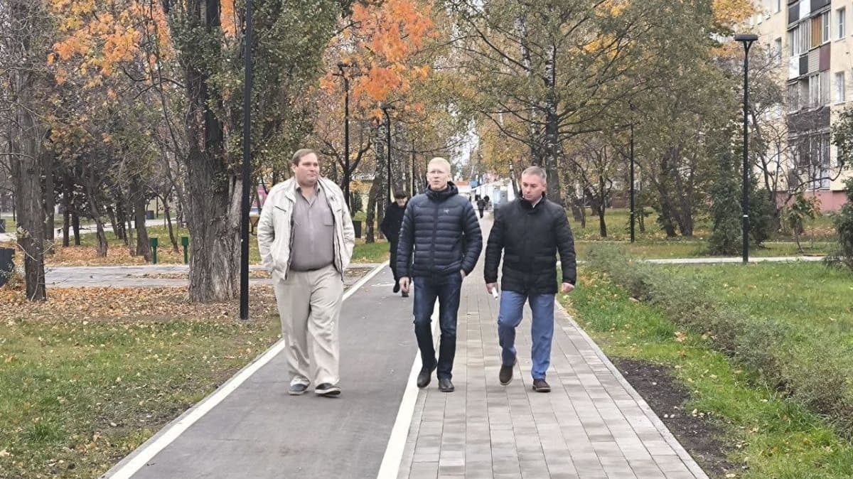 Велодорожку и сухой фонтан сделали в сквере Победы в Нижнем Новгороде