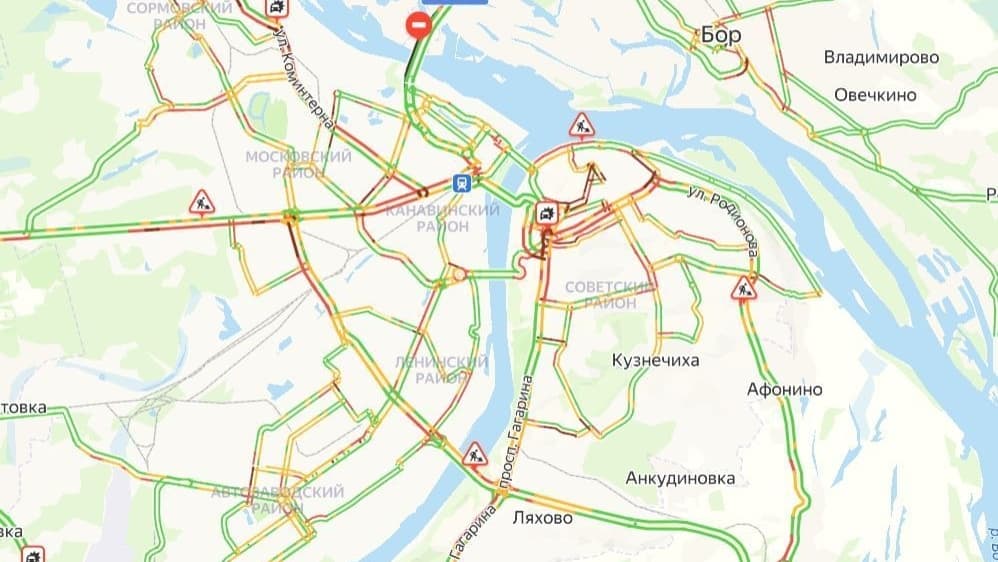 Нижегородцы застряли в ужасных пробках вечером 4 июня