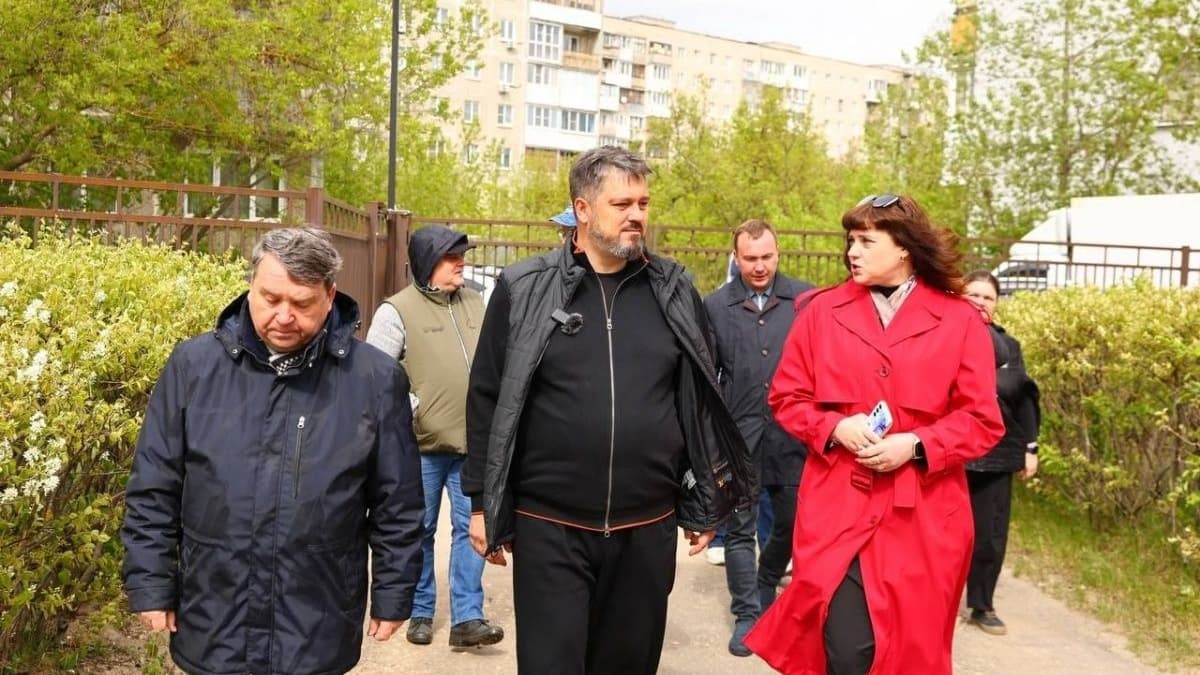 Мэр Дзержинска Михаил Клинков обсудил вопросы благоустройства на округе №14