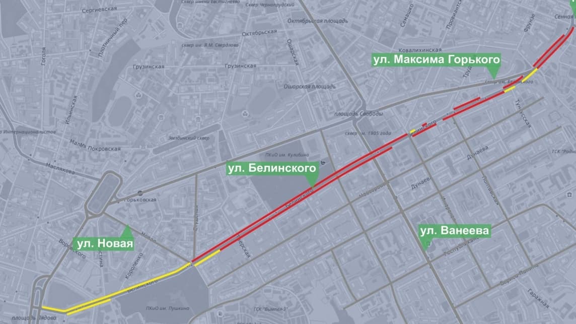 Парковку в центре Нижнего Новгорода ограничат с 13 мая
