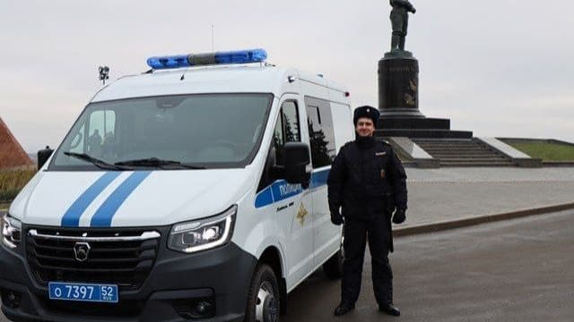 Экспериментальный автомобиль получили нижегородские полицейские