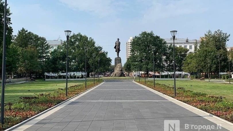 Провал на площади Горького в Нижнем Новгороде устранят в ближайшие дни
