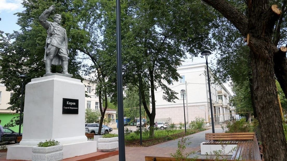 Два сквера благоустроили на улице Кировской в Нижнем Новгороде
