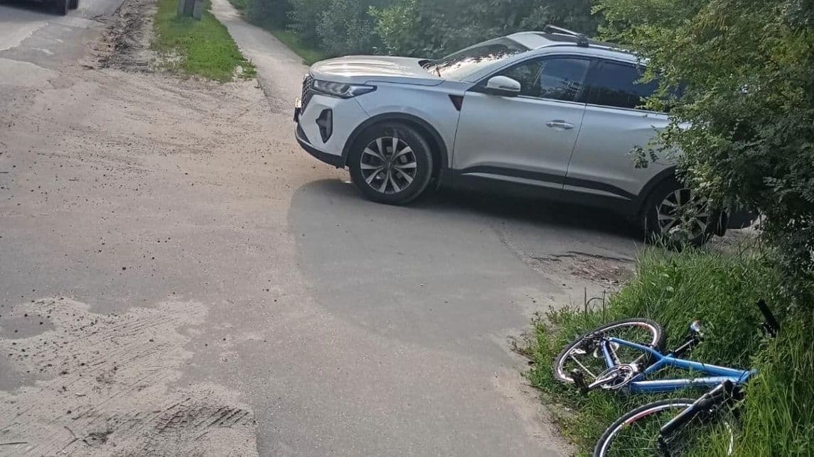 Иномарка сбила 12-летнего велосипедиста в Нижнем Новгороде