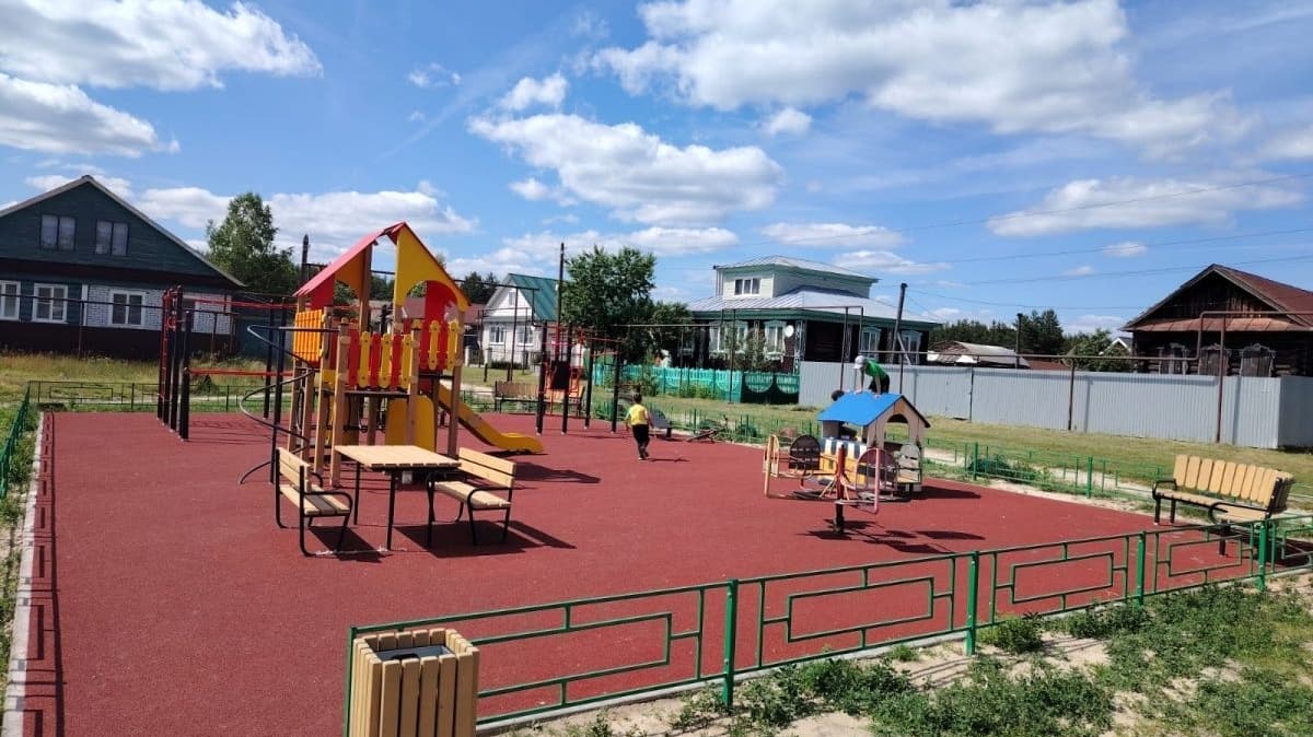 В Нижегородской области продолжается благоустройство сёл и деревень