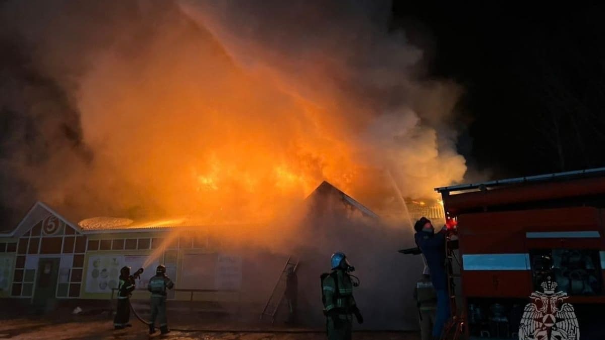 Пожар произошел в магазине промтоваров в селе Починки