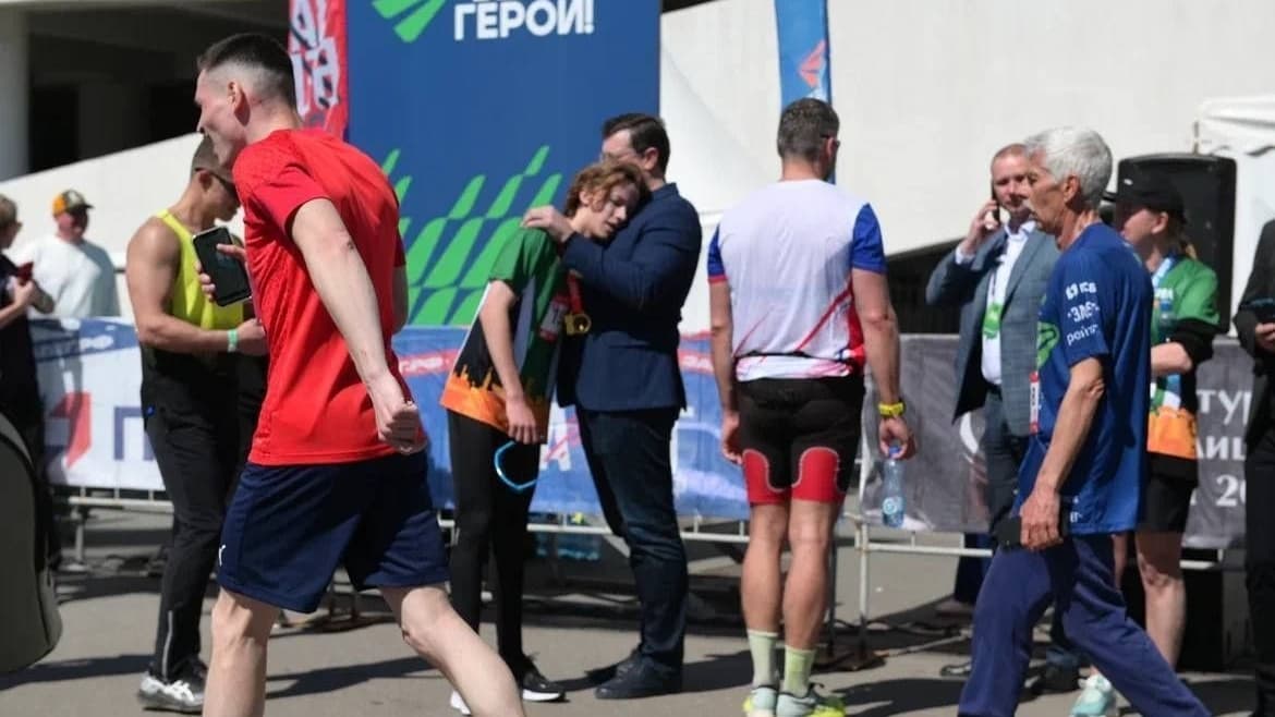 Жена и дети нижегородского губернатора поучаствовали в марафоне «Беги, герой!»