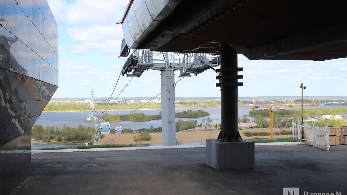 Канатная дорога с новыми кабинками открылась в Нижнем Новгороде