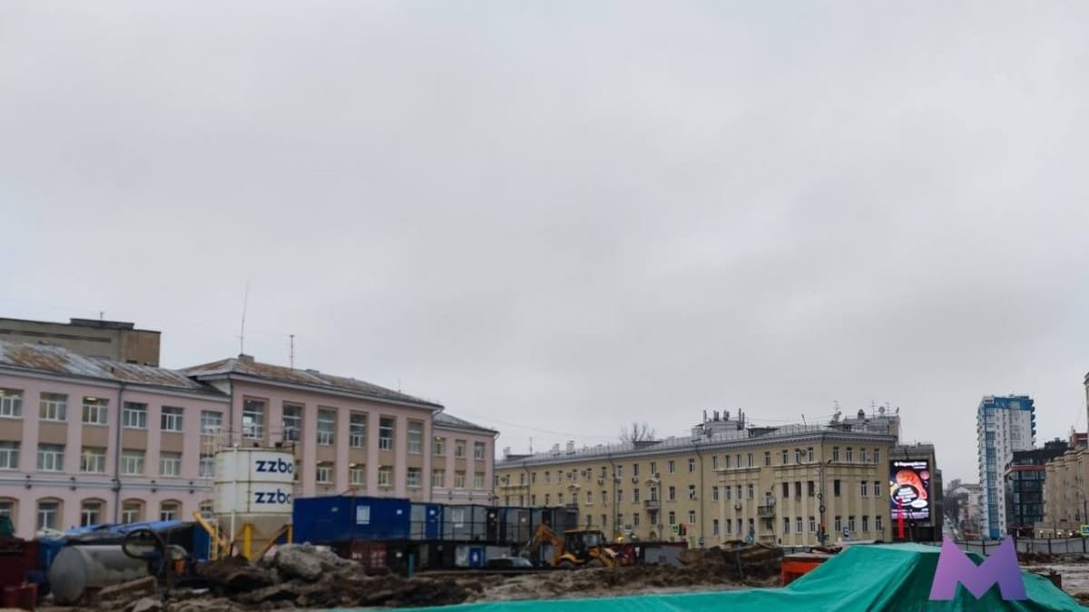 Монолитная «стена в грунте» для метрощита появилась на площади Свободы