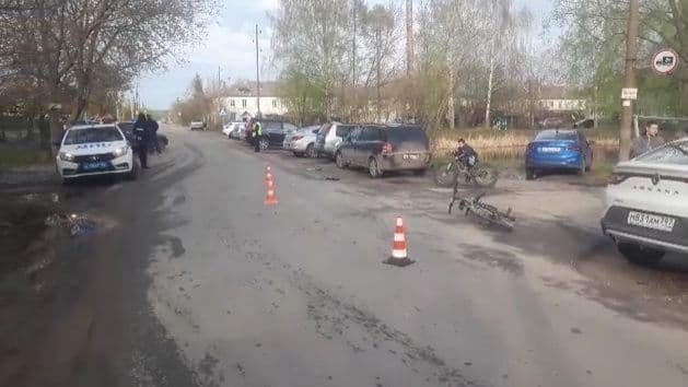 Автомобиль сбил ребенка-велосипедиста в Городце