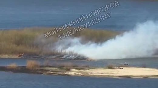 Острова на Волге загорелись из-за поджога в Нижнем Новгороде