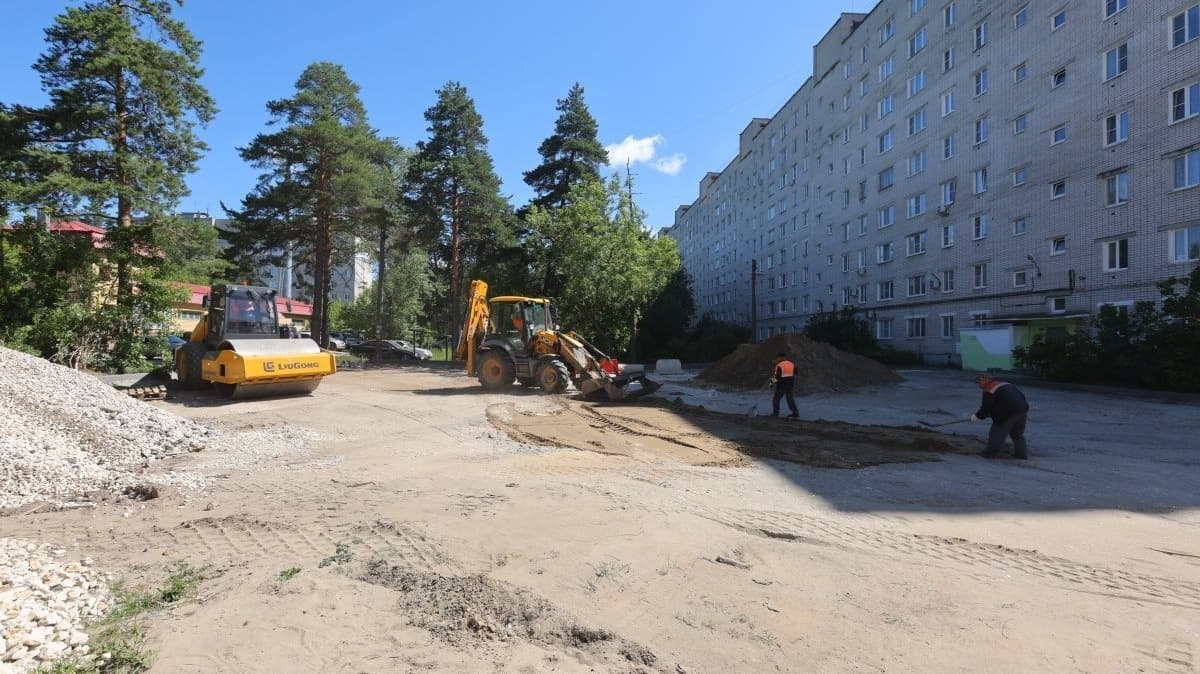 55 дворов благоустроят в Дзержинске по программе ФКГС в 2024 году