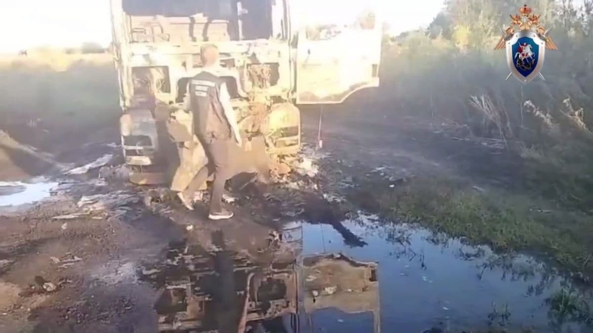 Нижегородский СК завел дело после гибели водителя в сгоревшем самосвале