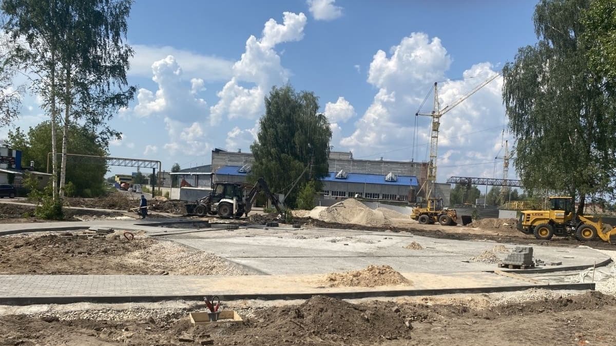 Сквер имени Героя Рябцева в Нижнем Новгороде благоустроен на 60%