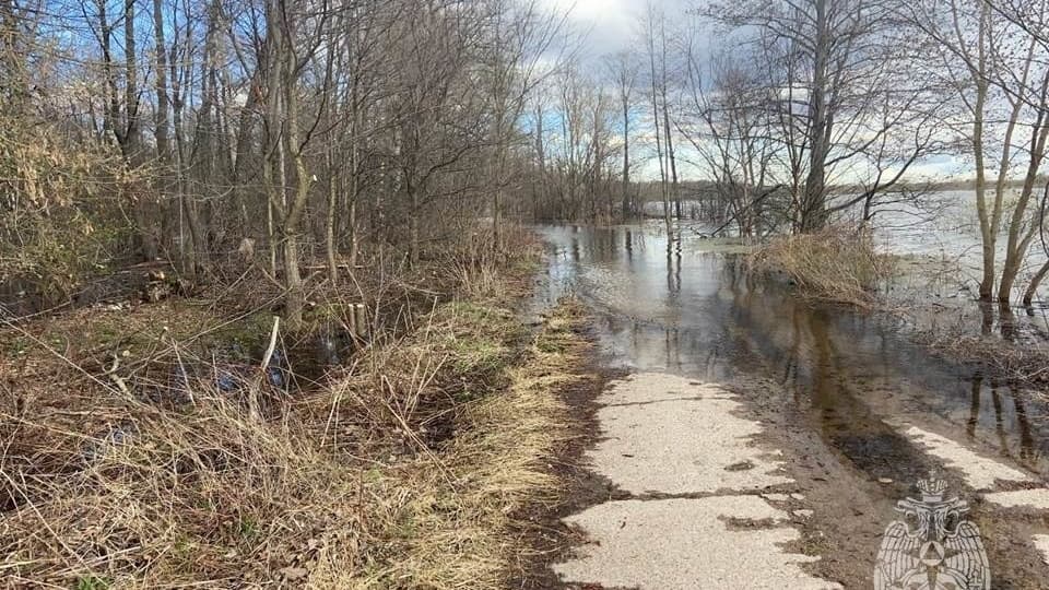 Две дороги затопило в Нижегородской области 15 апреля