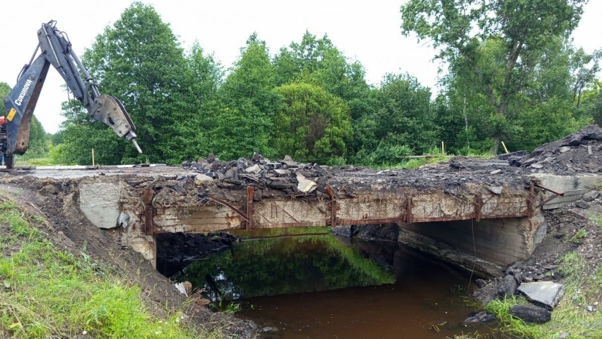 Начался ремонт моста на трассе Р-177 в Нижегородской области