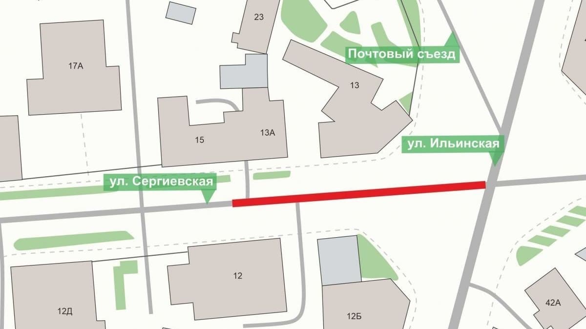 Часть исторической улицы в центре Нижнего Новгорода перекроют до 30 июня