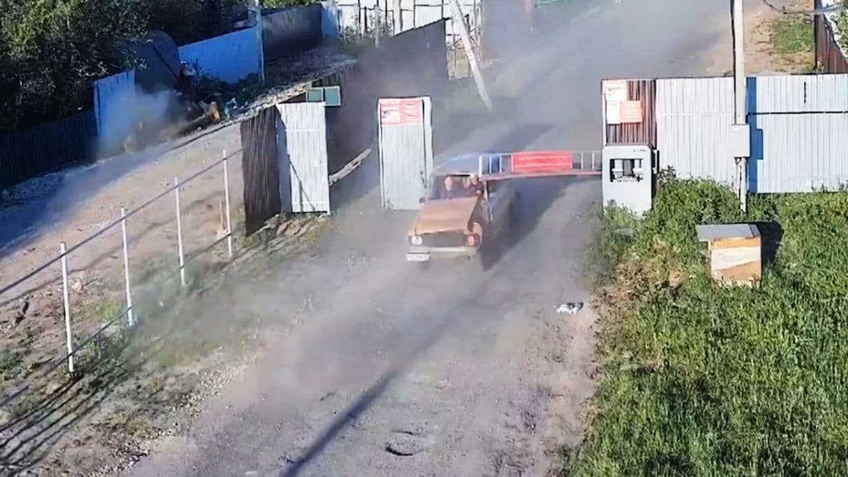 Задержан нижегородец, сломавший шлагбаум на краденом «Москвиче»