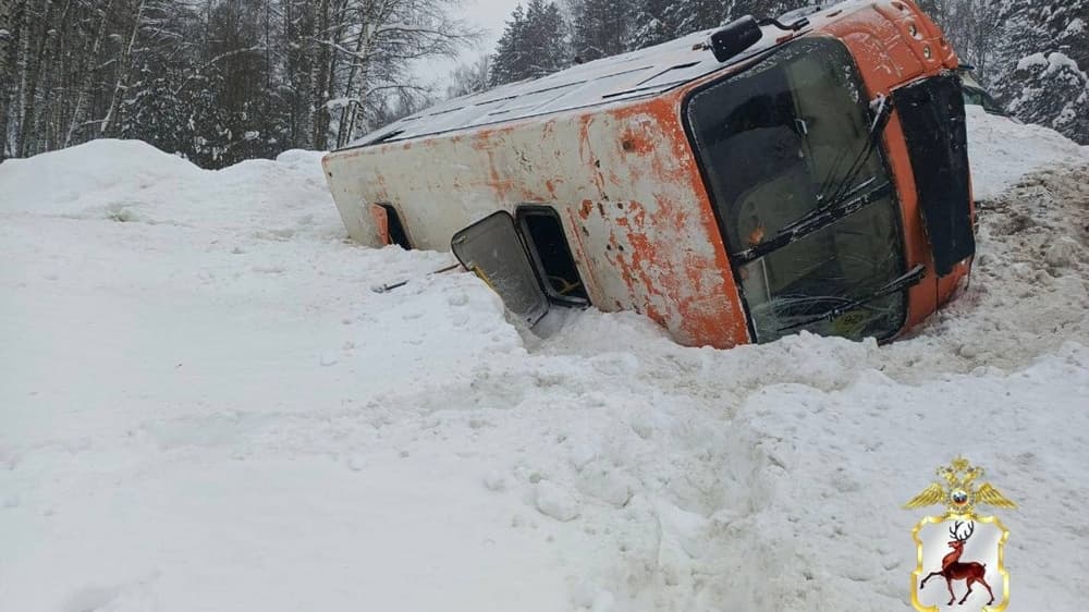 После ДТП с автобусом в Борском районе возбуждено уголовное дело