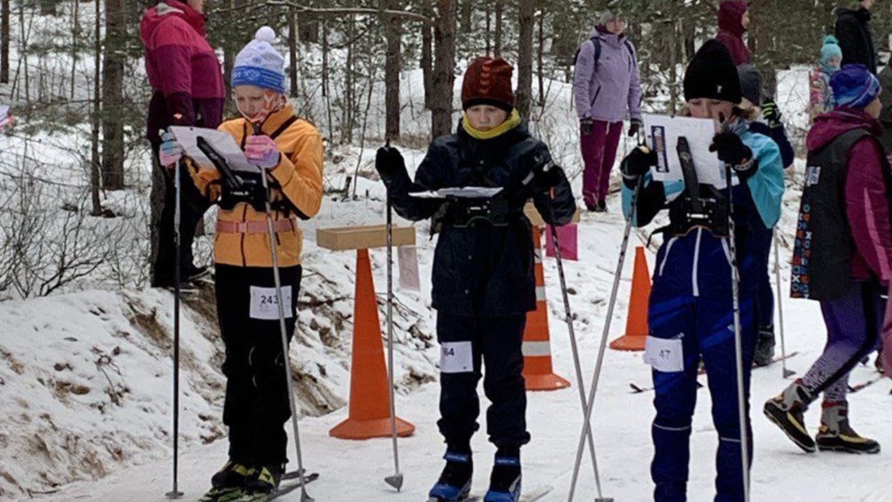 В Кстове прошло первенство по спортивному ориентированию на лыжах для детей