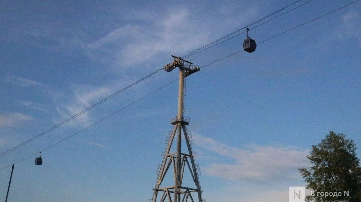 Канатная дорога Нижний Новгород – Бор приостановит работу 25 июля