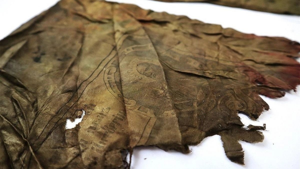 Антиминс начала XX века обнаружили археологи в Нижнем Новгороде