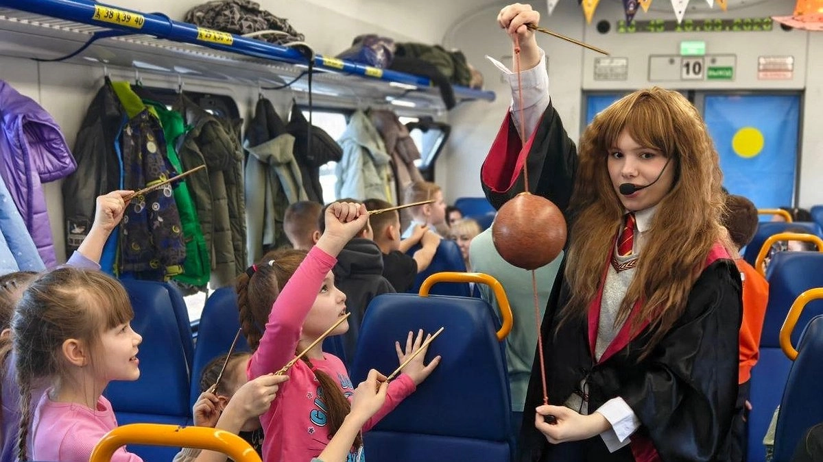 Тематический поезд «Магический экспресс» начал сезон в Нижнем Новгороде