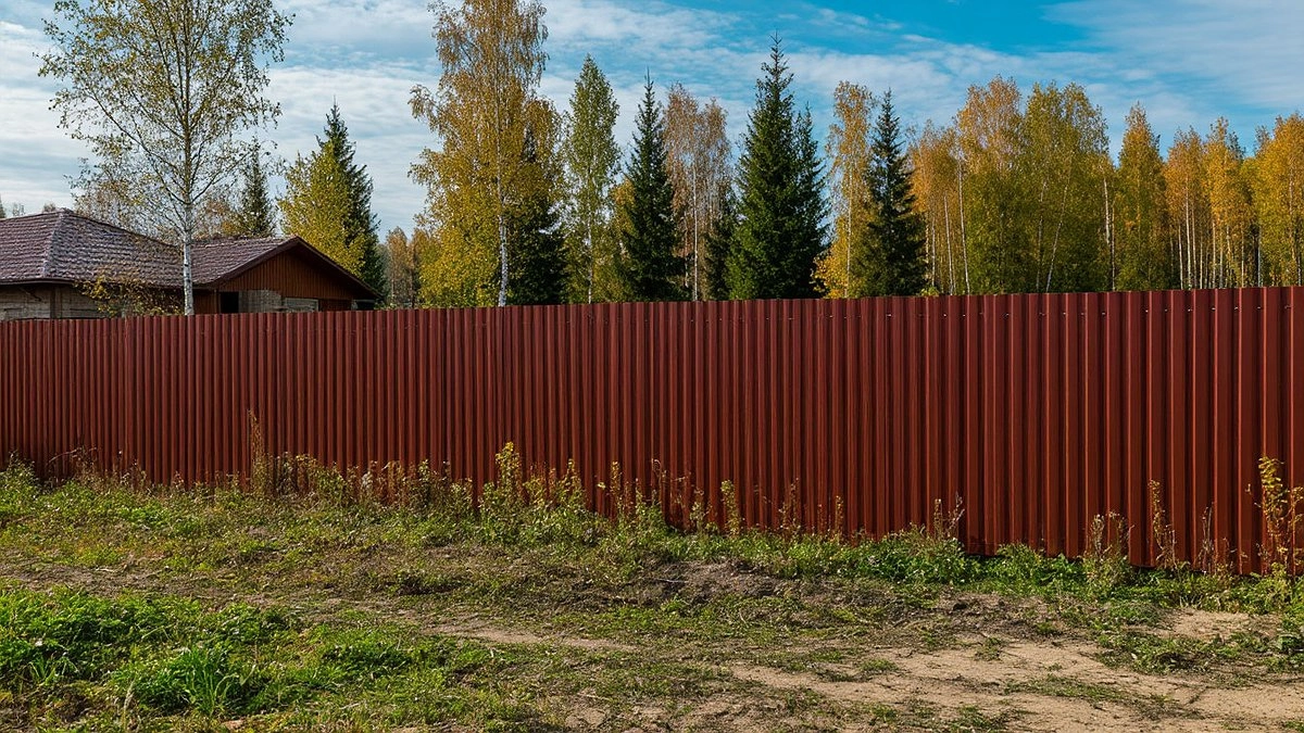 Без фундамента: ставим красивый практичный забор на участке — закончите за несколько дней, нужны лишь обычные стяжки