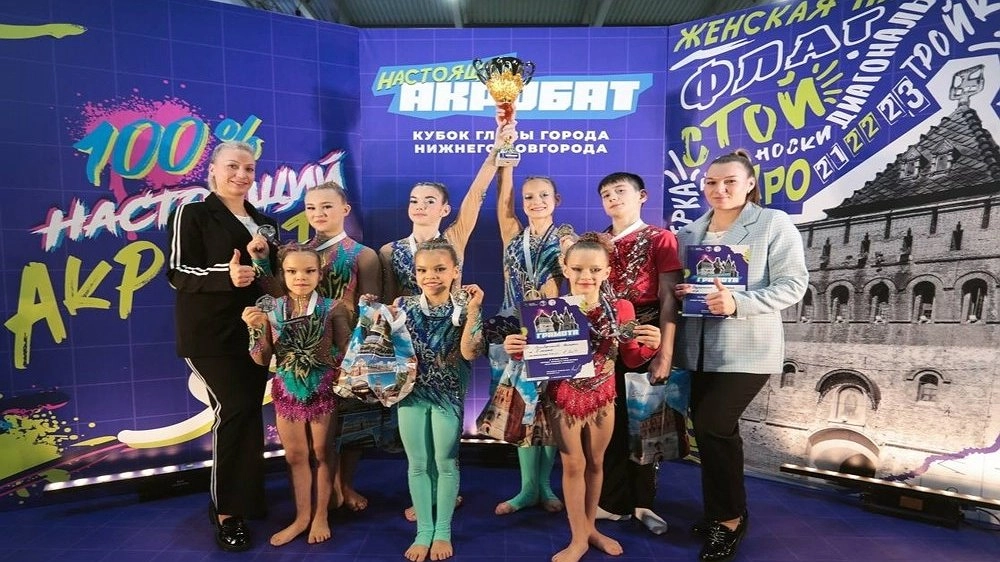 Нижний Новгород собрал более 900 участников на Кубке главы города по акробатике